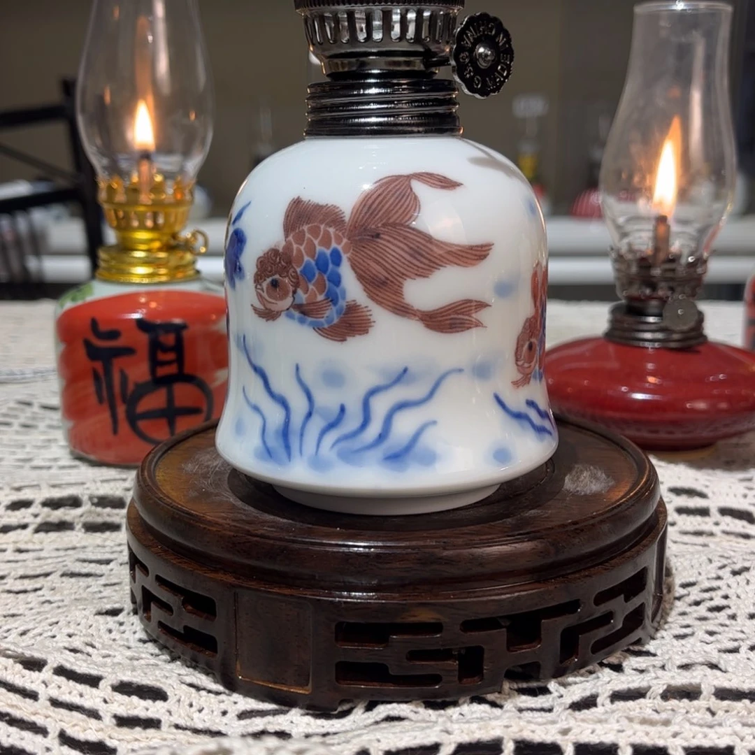 摆件景德镇陶瓷香薰灯