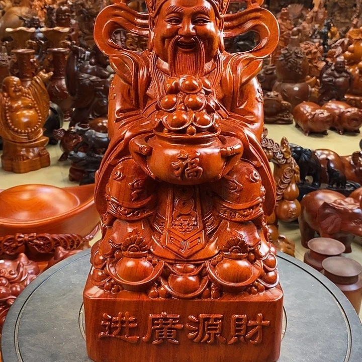 暮**首小巴花梨木才爷40 公分