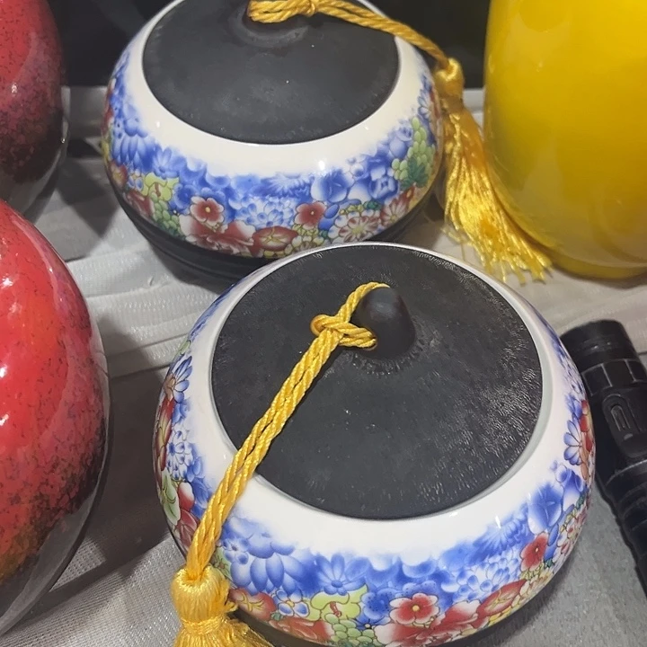 摆件三润陶瓷茶叶罐密封罐