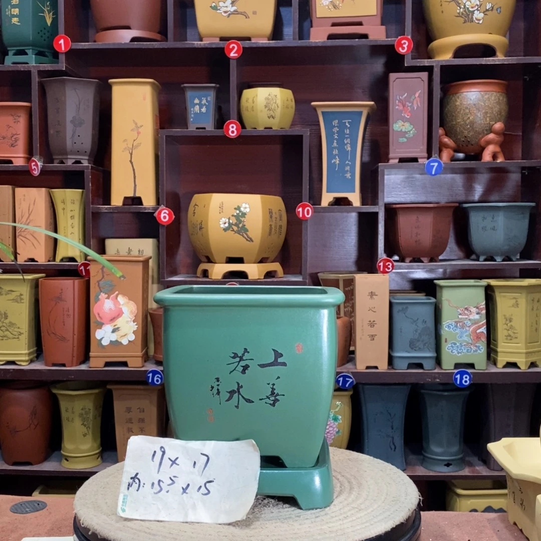 紫砂艺术紫砂花盆