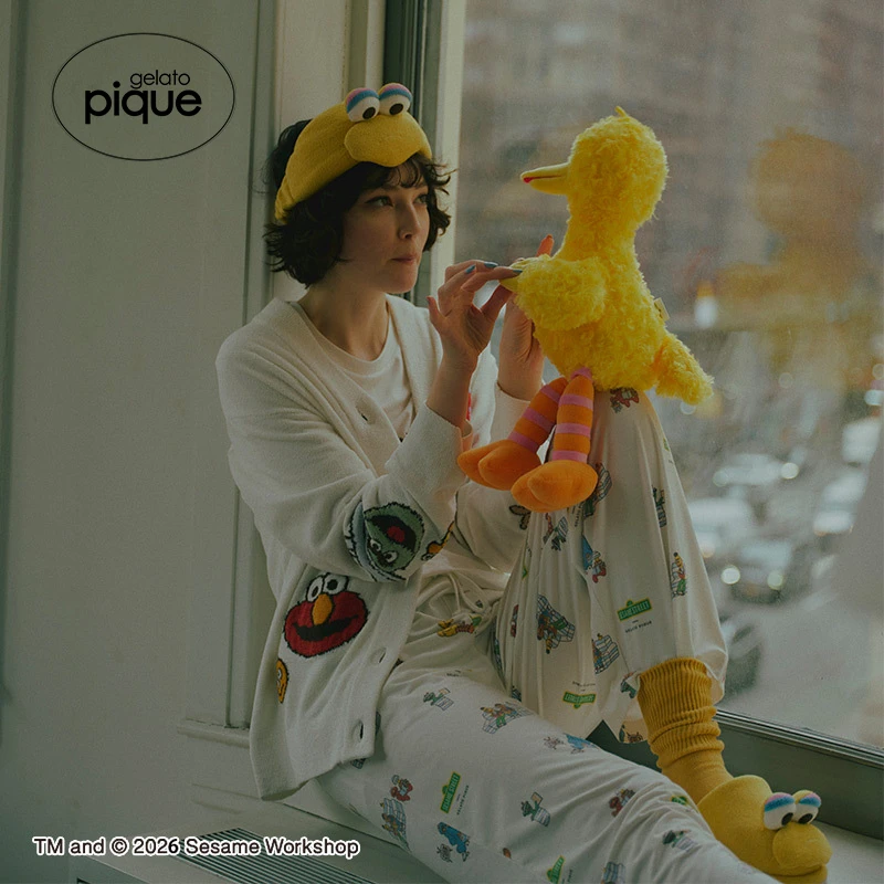 gelato pique26春夏新品女发带芝麻街彩色洗脸发箍PWGA261660