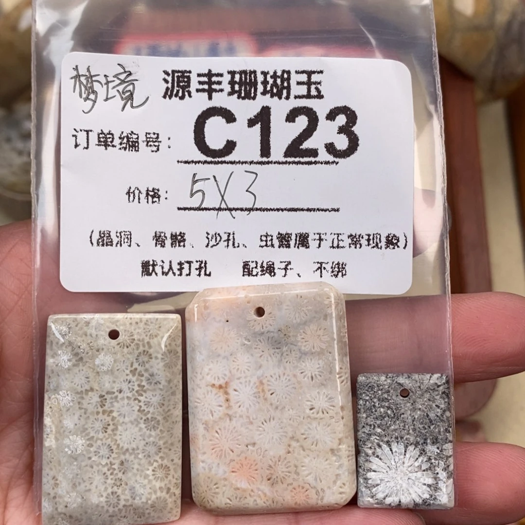 硅化玉颈饰未镶嵌