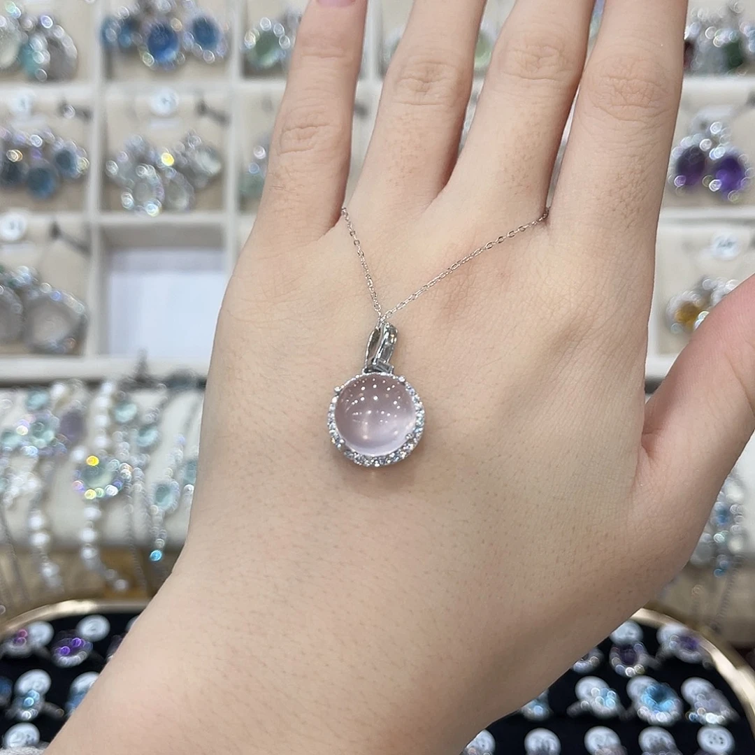 晓***-蛇纹石玉银S925镶嵌戒指