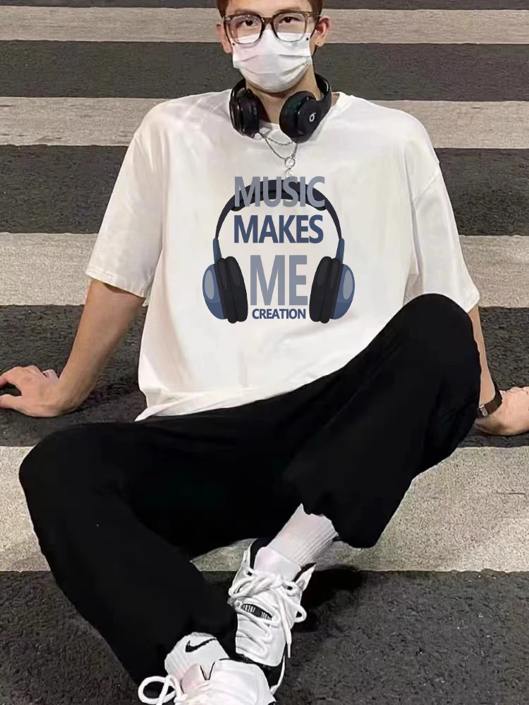 短袖t恤男潮牌潮流男生国潮oversize设计感小众上衣服ins潮百搭夏