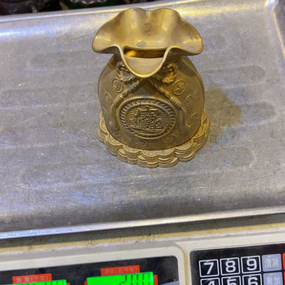 心***生黄铜摆件，文房摆件