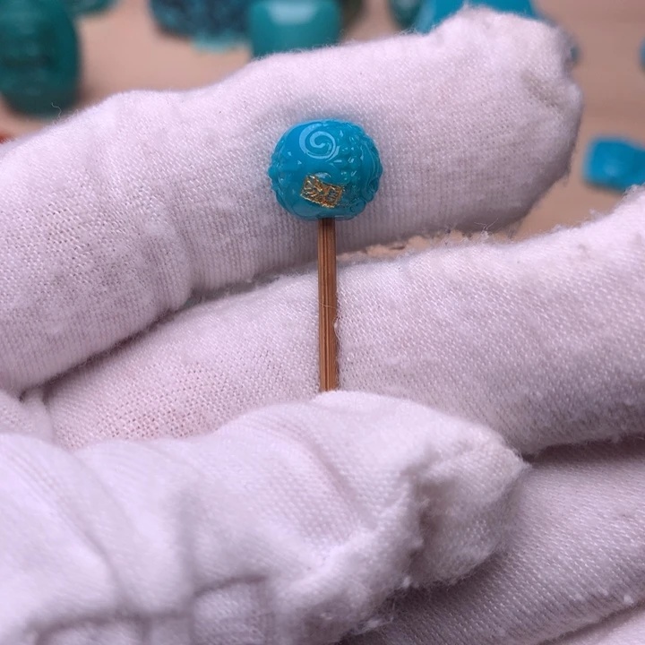 绿松石大黑天9.9未镶嵌