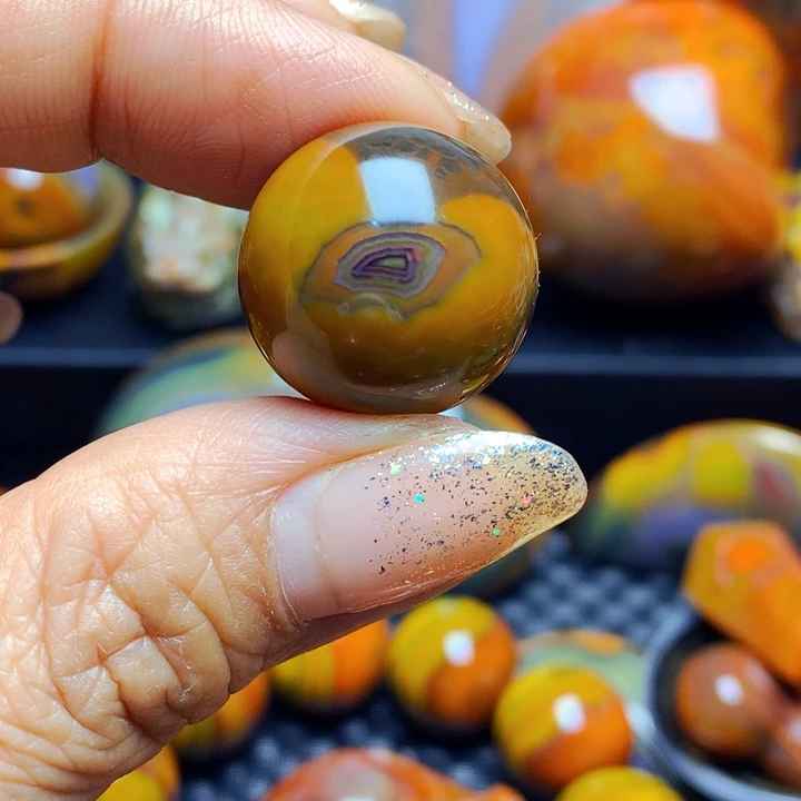 玛瑙/玉髓合金颈饰