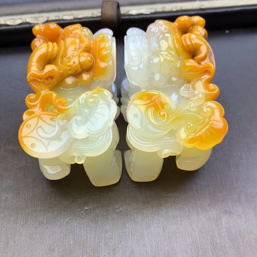 【闪购商品】石英质玉（黄龙玉）未镶嵌颈饰用****1