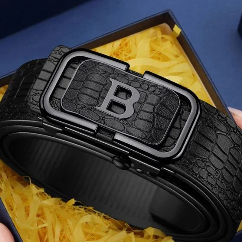 【潮流轻奢】保罗男士皮带自动扣内穿腰带男款时尚休闲百搭潮流裤带