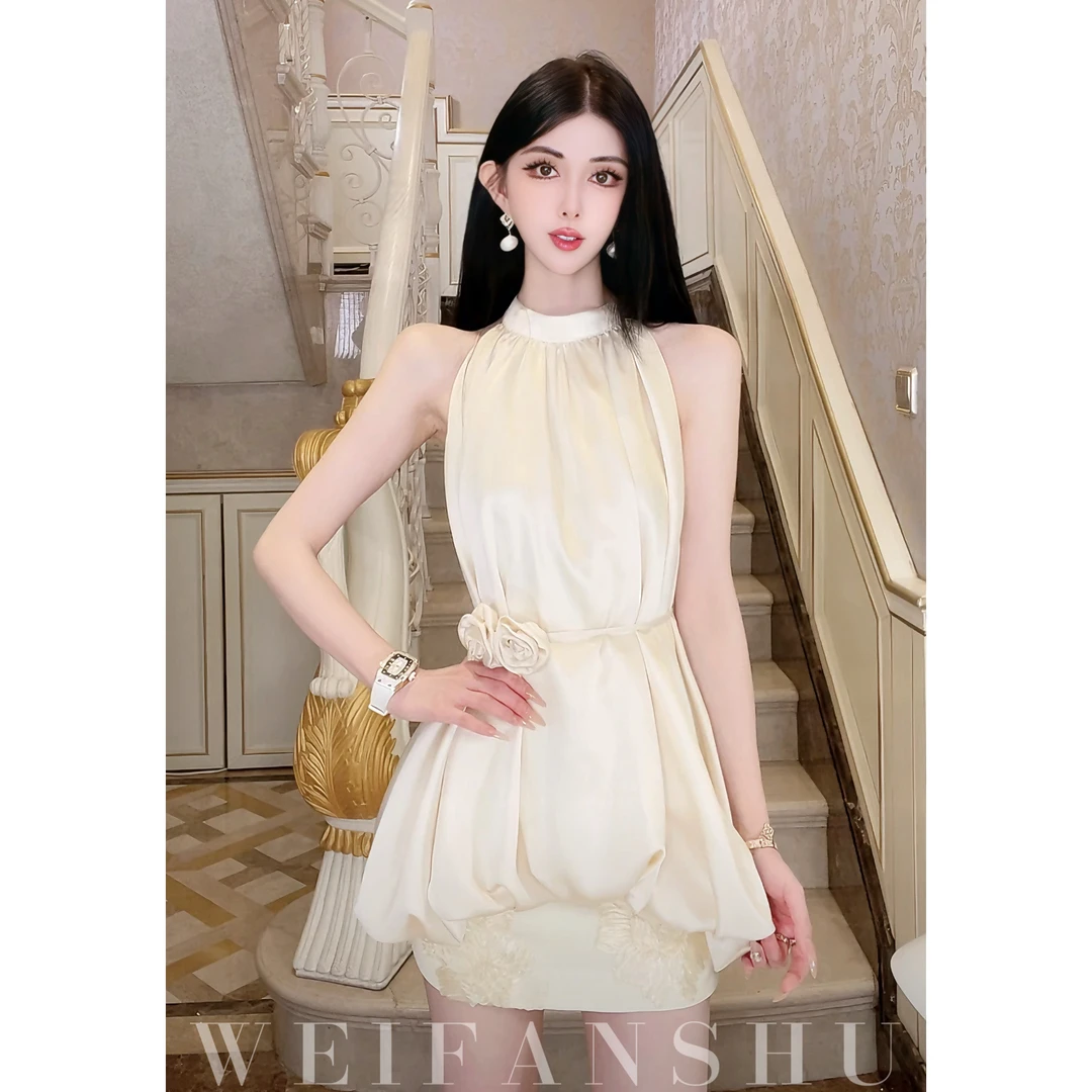 WEIFANSHU/魏凡舒【浙商富家女】春夏新款气质名媛风套装上衣&半裙