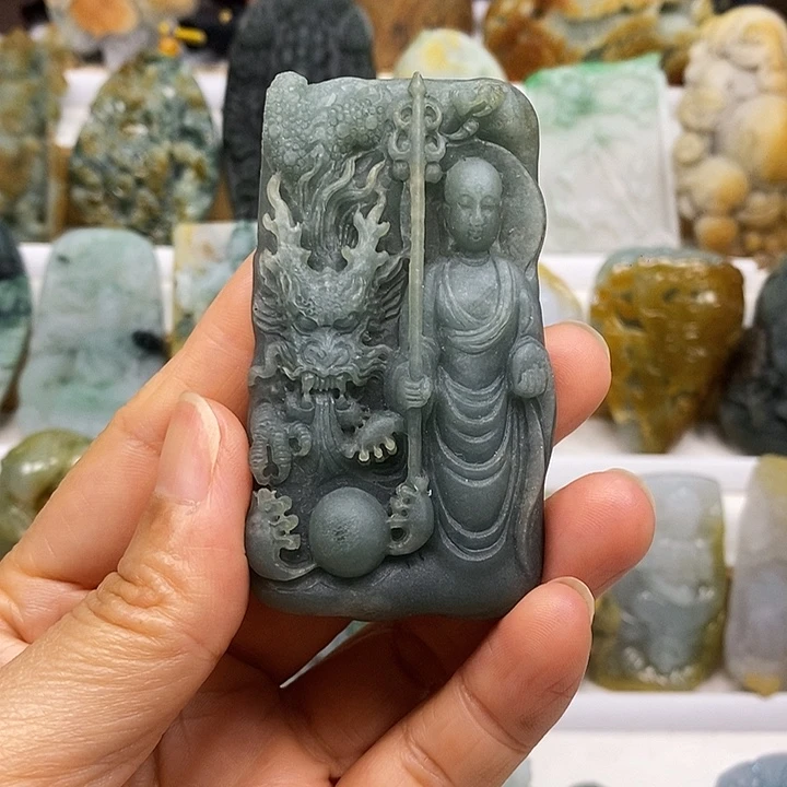 未镶嵌定制翡翠挂件4