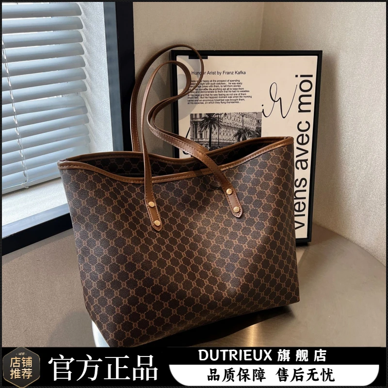 高级感洋气百搭手拎包包女2025潮网红单肩包大容量托特包单肩肩包