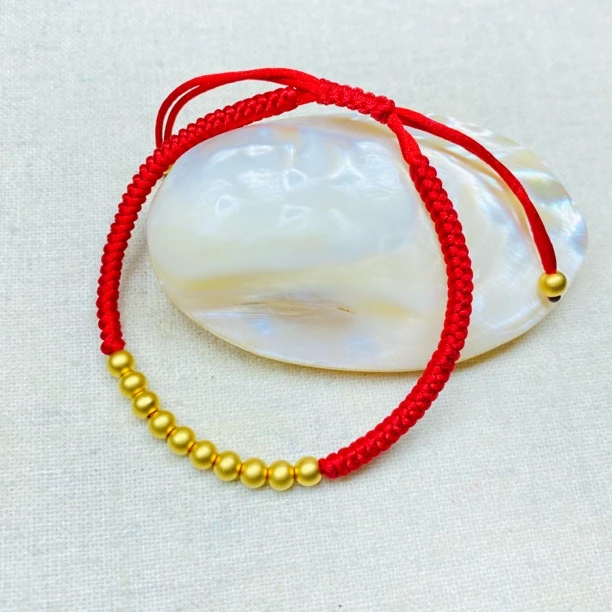 合金手链 手链 K03158经典红色豆豆绳子手链多样性发货49199