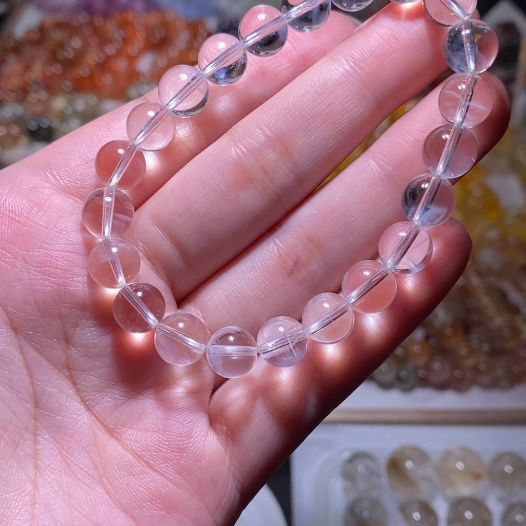 水晶未镶嵌手链蓝针