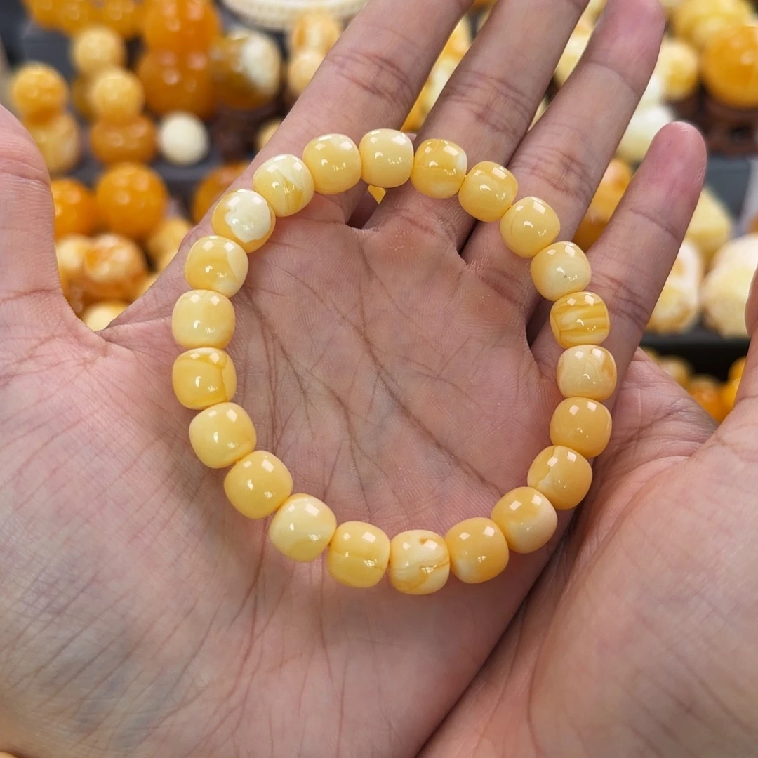 琥珀未镶嵌珠宝奇石10mm同料