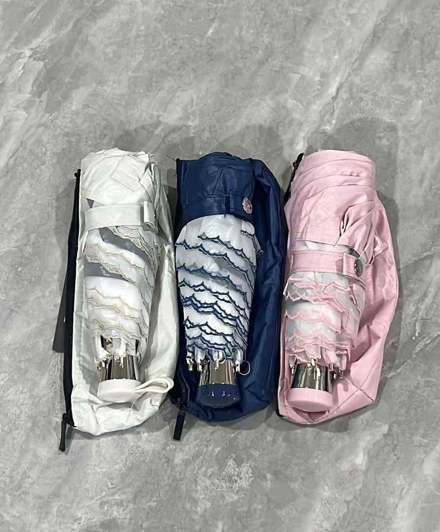 【R25雨伞】女士小巧便携折叠五折防紫外线遮阳晴雨两用太阳伞