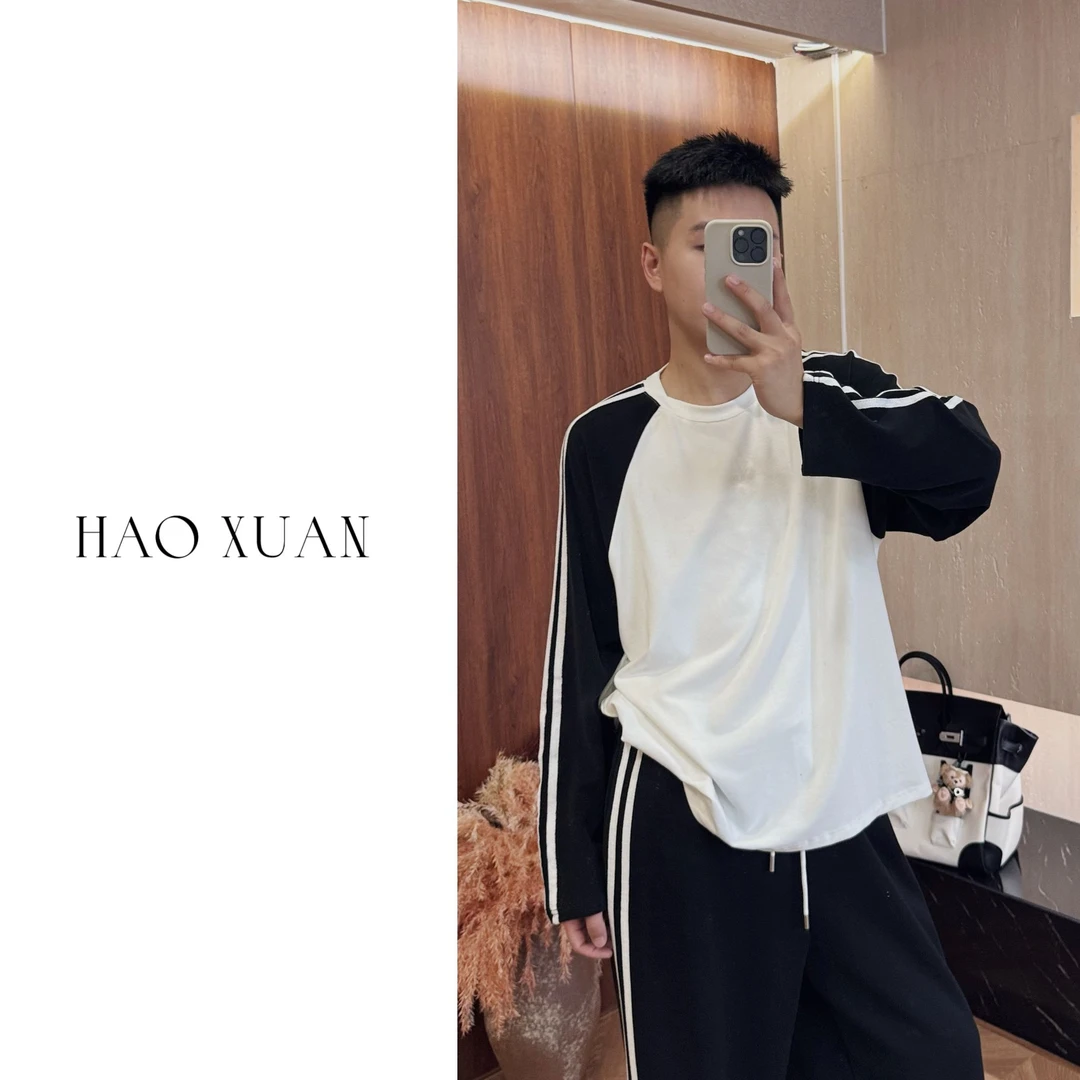 SENIOR好轩【琉沐】拼色织带T