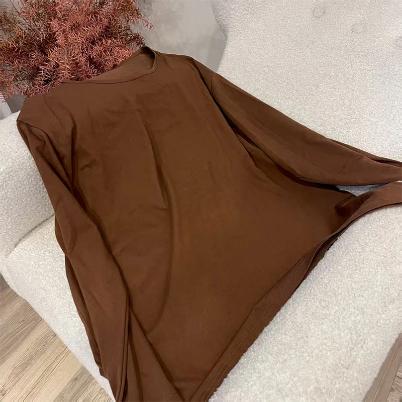 ZUOXIAOQI【现货】秋白极简打底衫43（衣长77/胸围130）