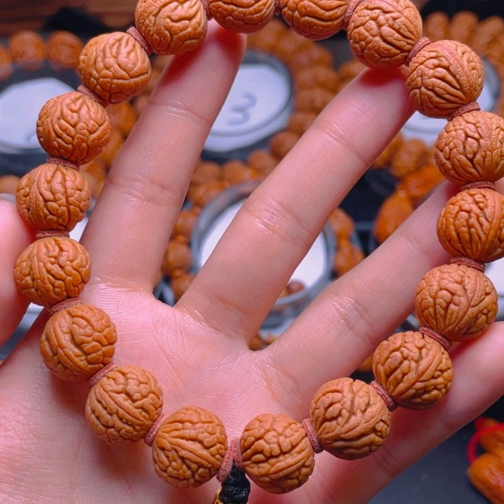 福***顺文玩核桃手串龙鳞访古 闪电购9号车