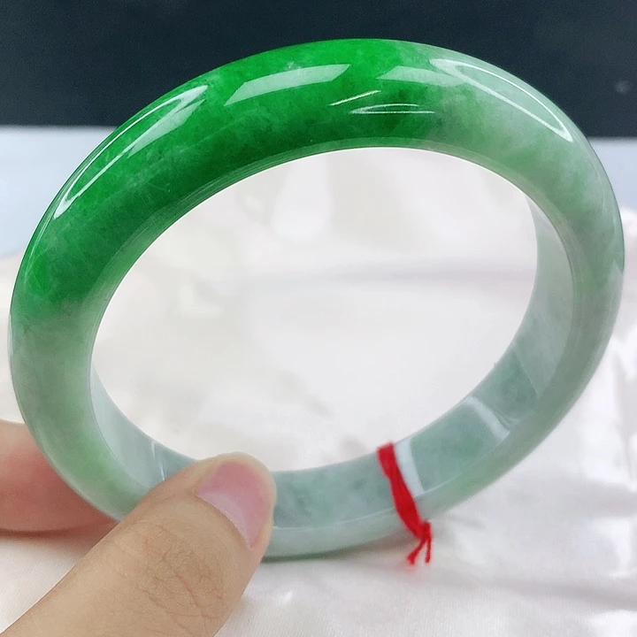未镶嵌手镯翡翠圈63，0B023