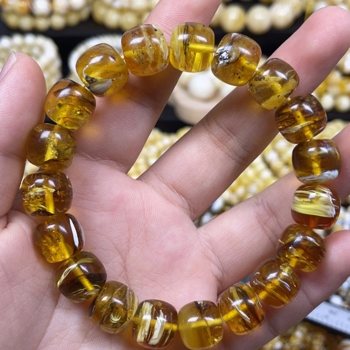 蜜蜡未镶嵌珠宝奇石12m