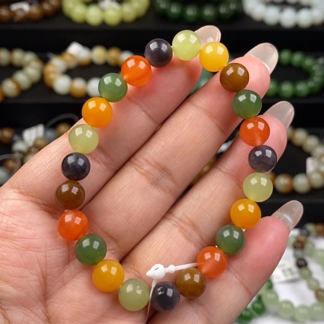 和田玉手串未镶嵌