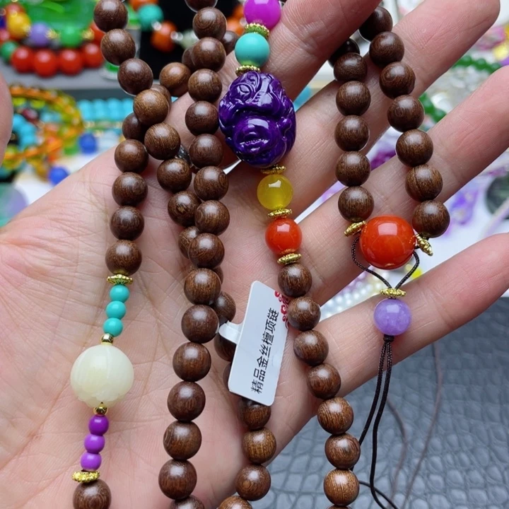 树脂制品51号檀木万能链