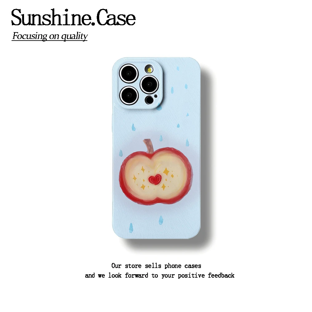 菲林软壳爱心苹果适用于苹果华为vivo小米oppo一加防摔手机壳