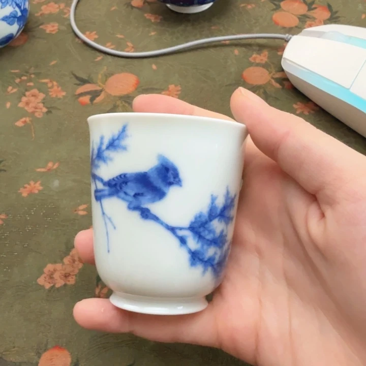 祖传窑续真系列小鸟直口