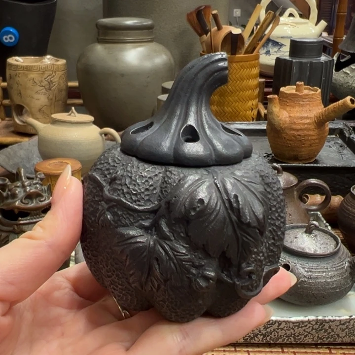 铸铁材质南瓜造型香炉