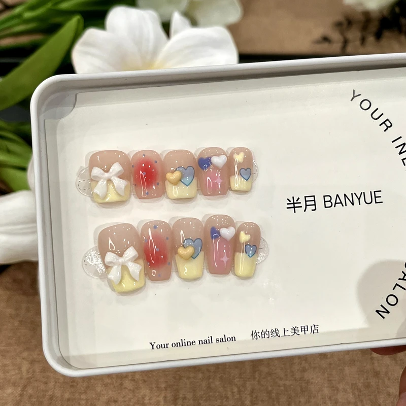 【奶油甜心】BANYUE Nial 精选爆火纯手工显白气质穿戴美甲521-522