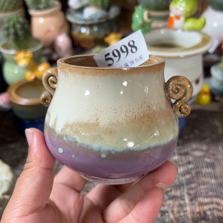 口5 手工花盆满30包邮