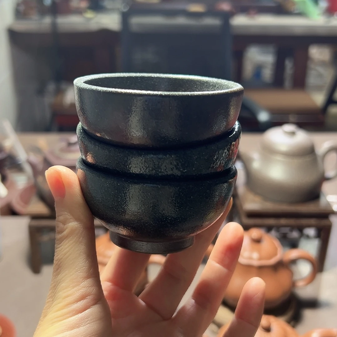 紫砂茶壶紫砂柴烧小杯