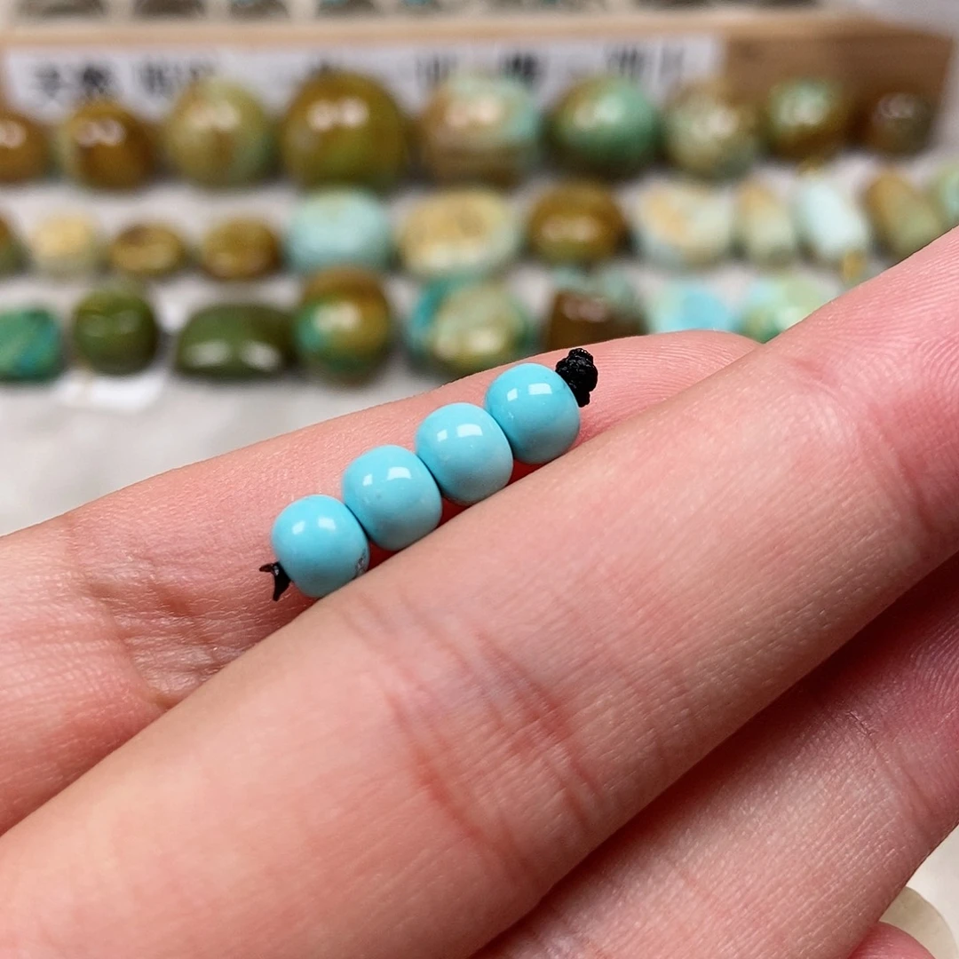 未镶嵌绿松石珠宝半成品