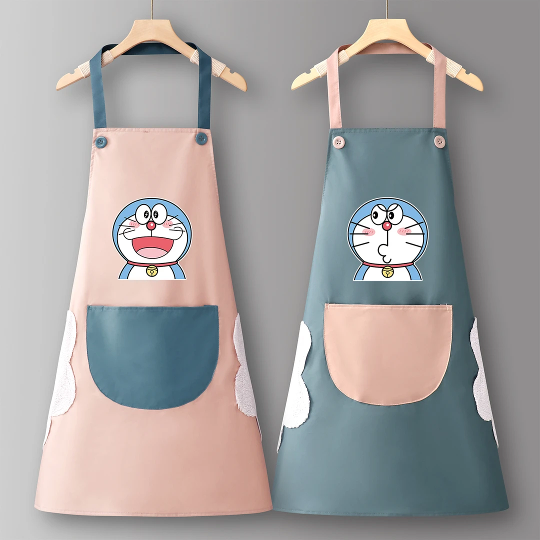 小个子围裙厨房家用防水防油工作服夏天餐饮上班专用日式防油厨房