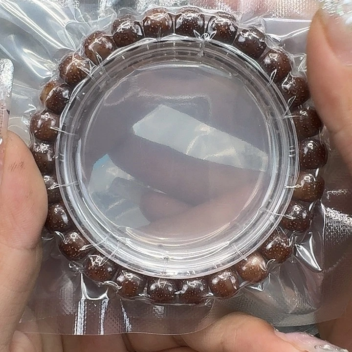 星月菩提手串83尽头粉冰遇华星月98桶单圈