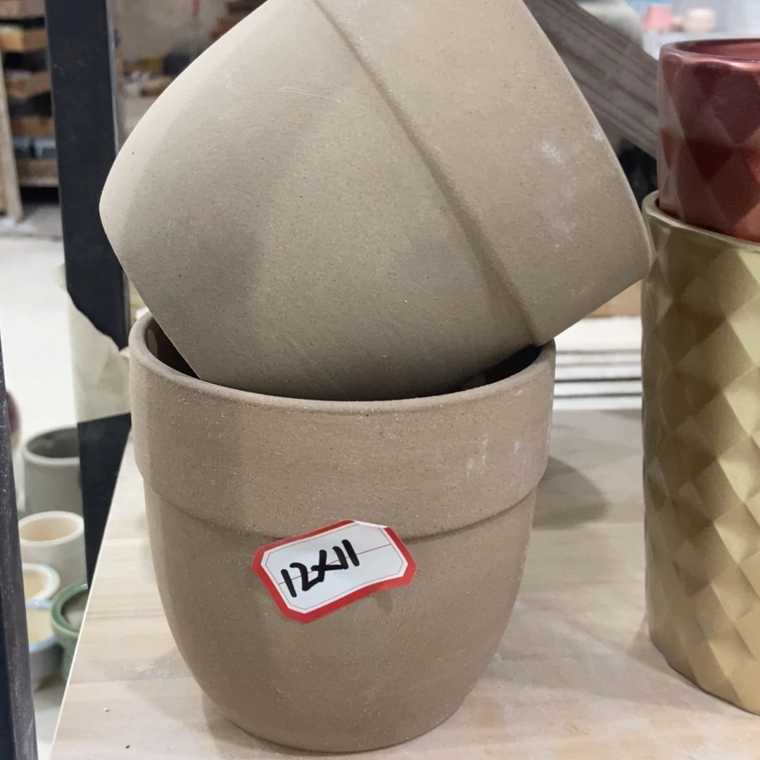 红陶高温陶瓷花盆