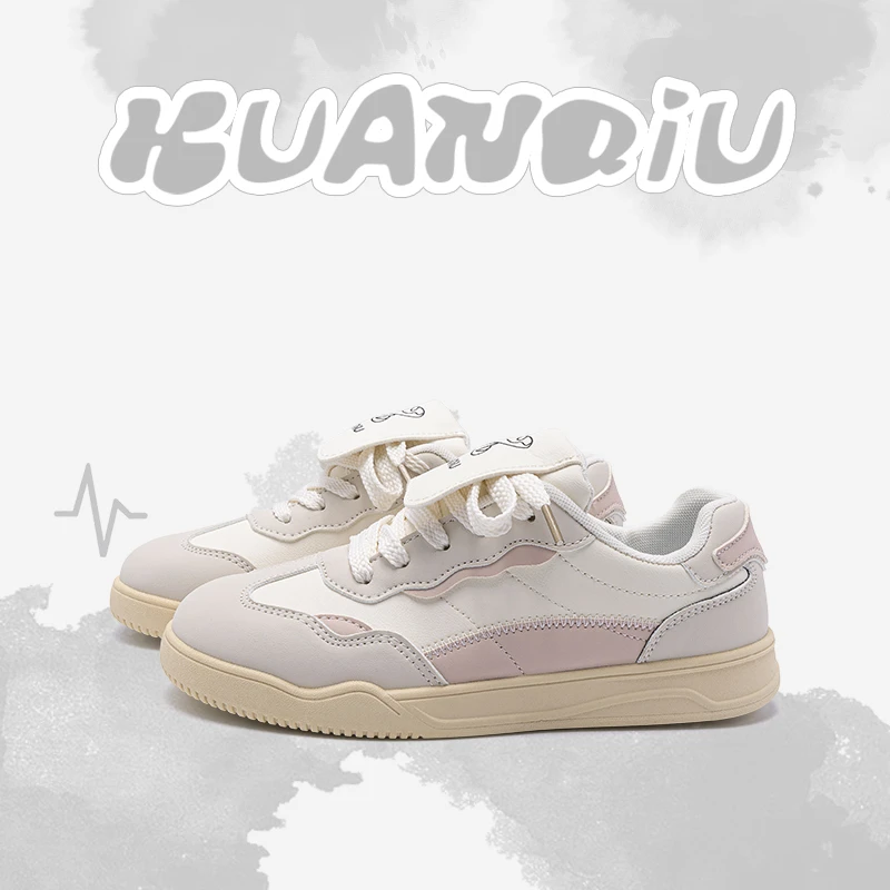 环球复古小白鞋女2025夏季新款潮流厚底时尚休闲鞋百搭小众板鞋女