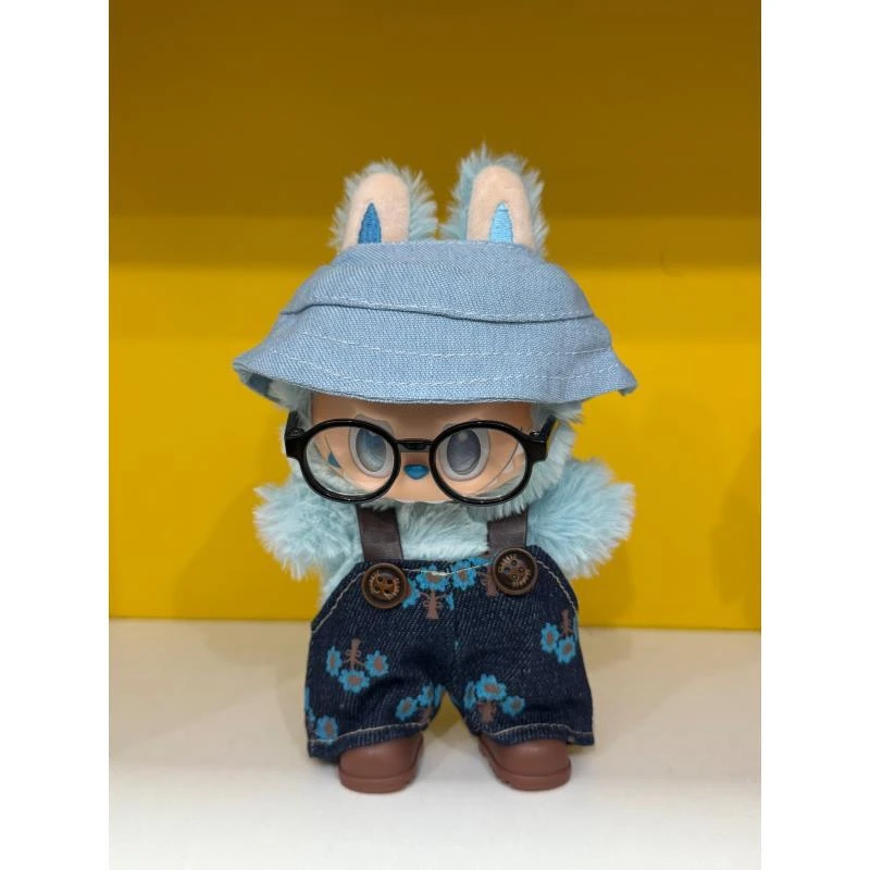 【仅娃衣】拉布布娃衣小花背带裤套装15cm17cm通用