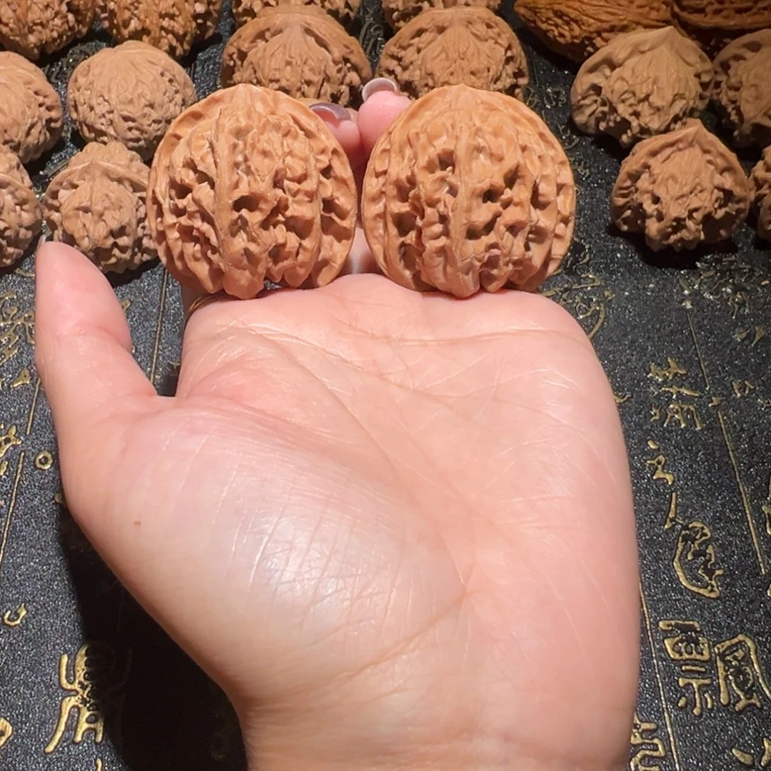 把件桃核苹果圆39手把件