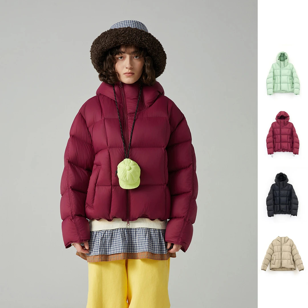 DONGDONGZHOU东东周简约连帽长袖羽绒服女冬 DSC买手店 DY5D05017