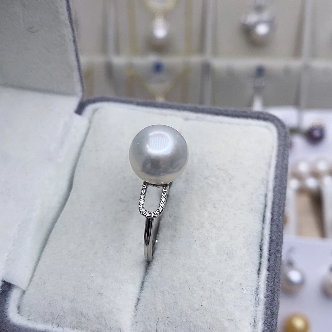 淡水珍珠颈饰银S925镶嵌