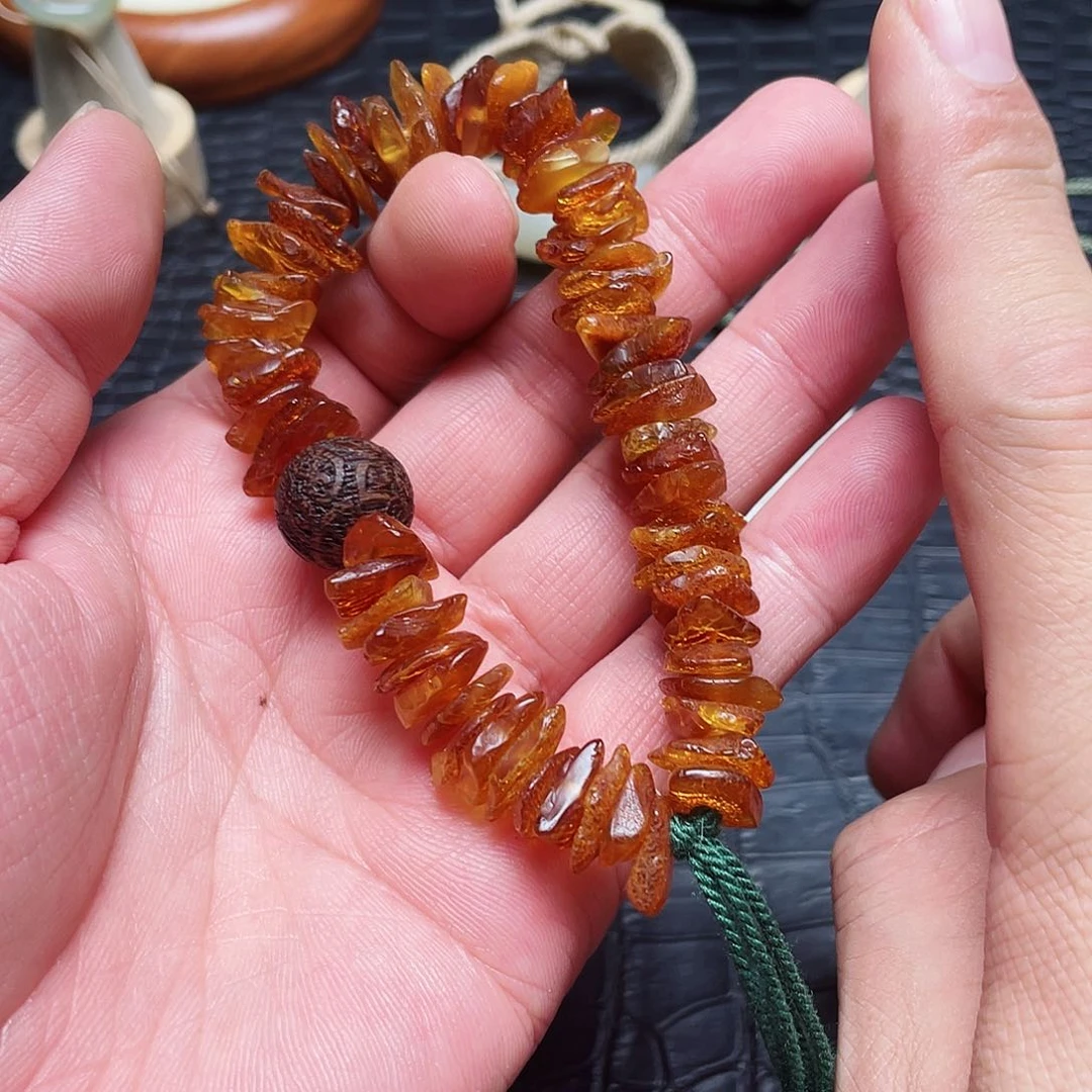 手链琥珀未镶嵌手串