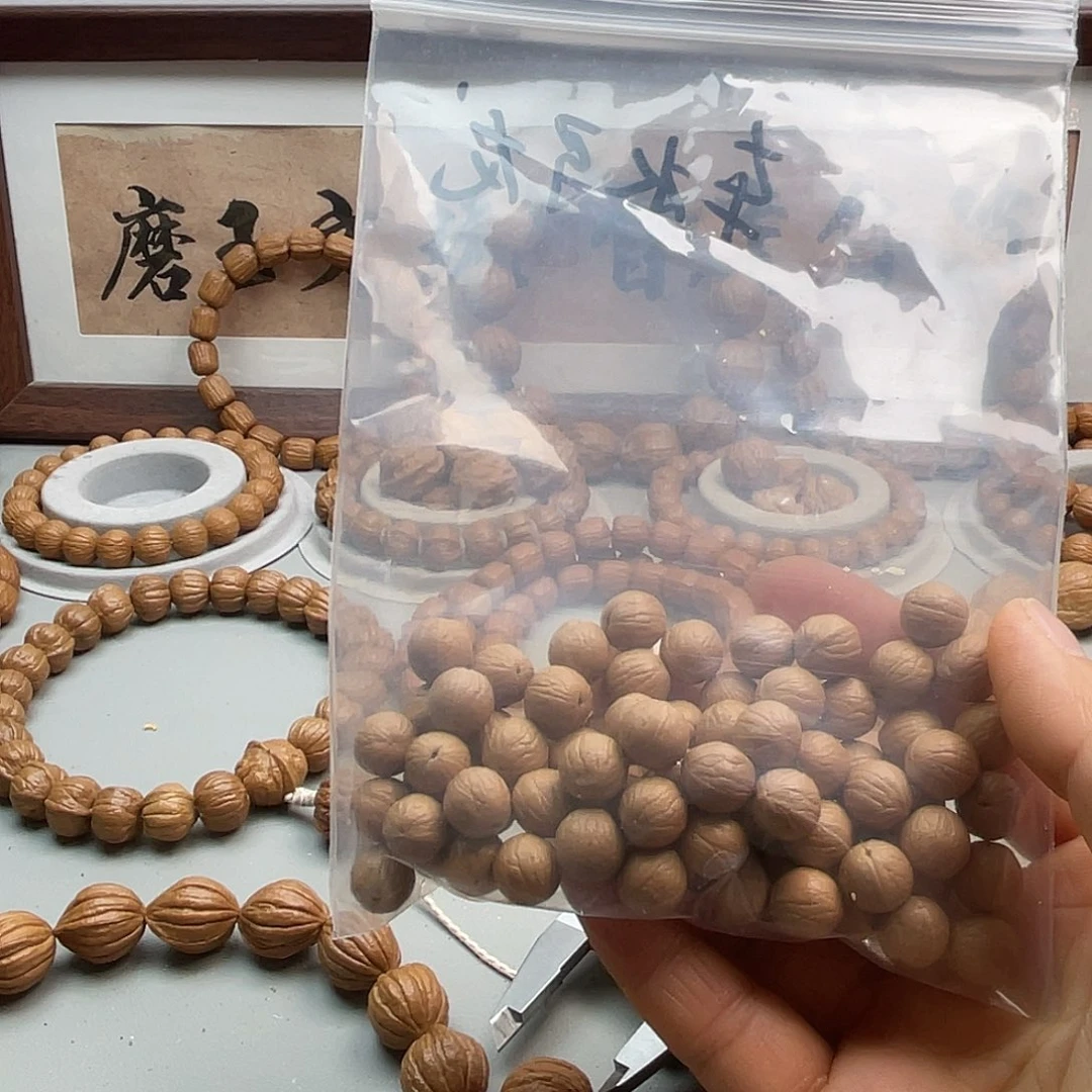 核桃*️****老树猴头手串散籽小凤仙75颗1.0