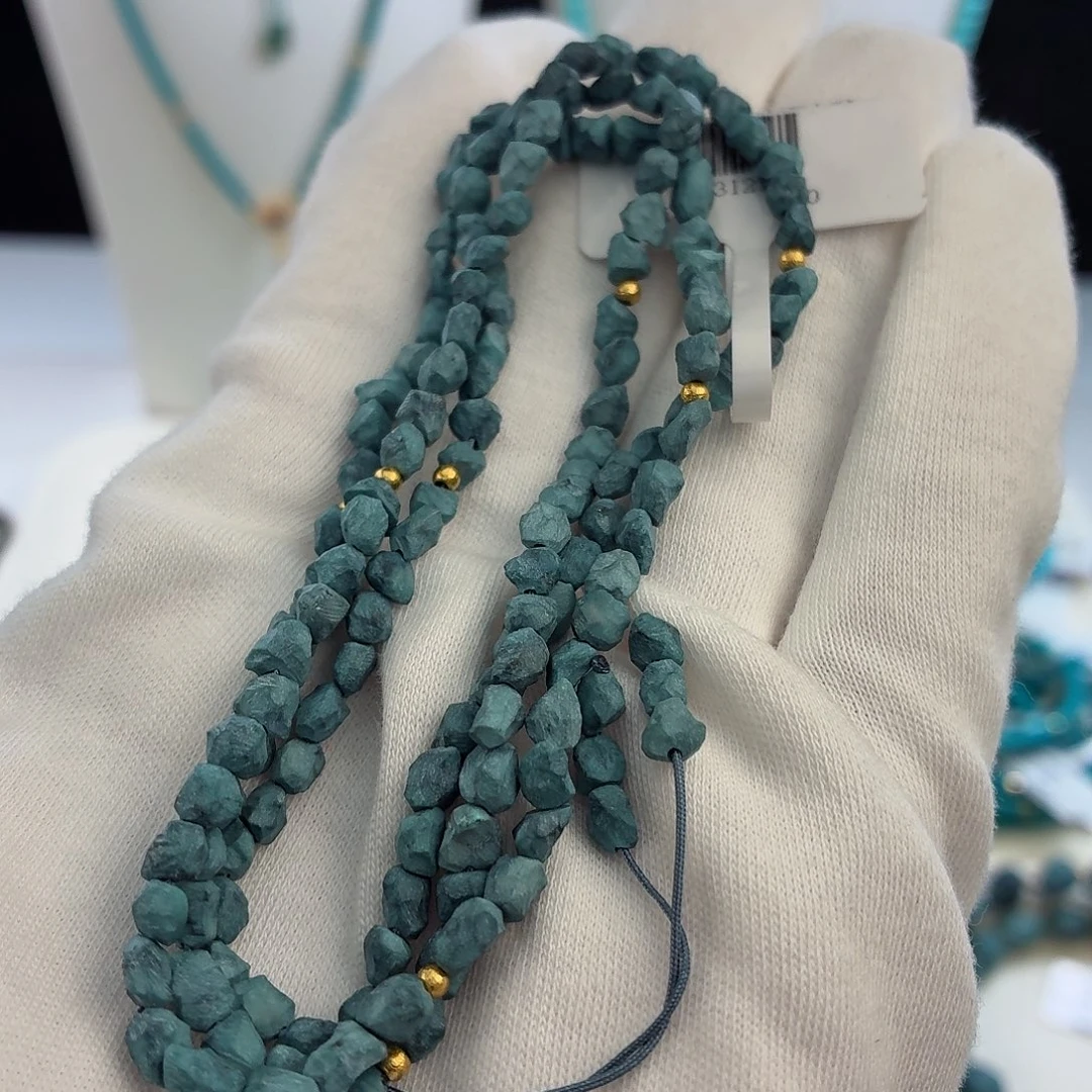 绿松石未镶嵌配饰4mm