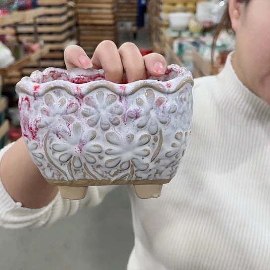 红陶花盆直播间价格的价格