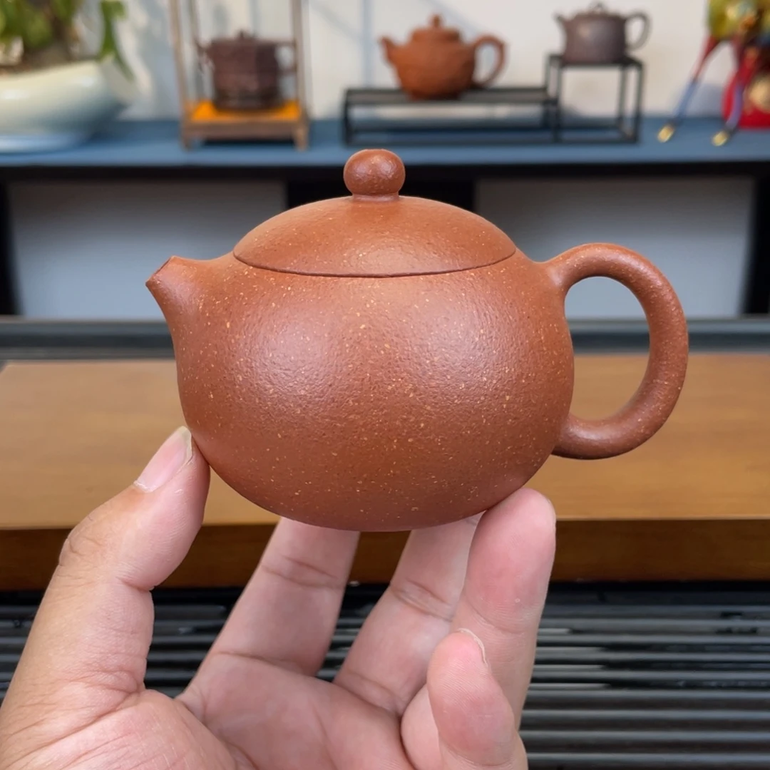 茶壶紫砂红降坡西施160cc