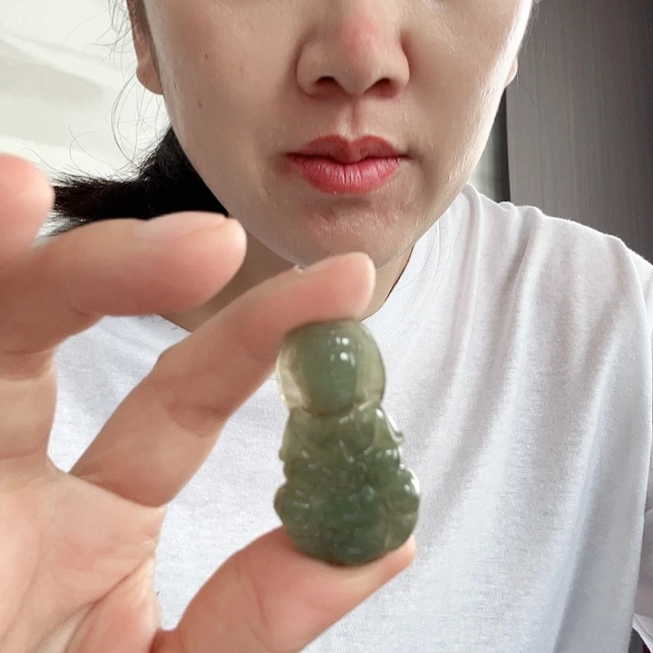 臻***七翡翠戒指未镶嵌天然缅甸翡翠吊坠