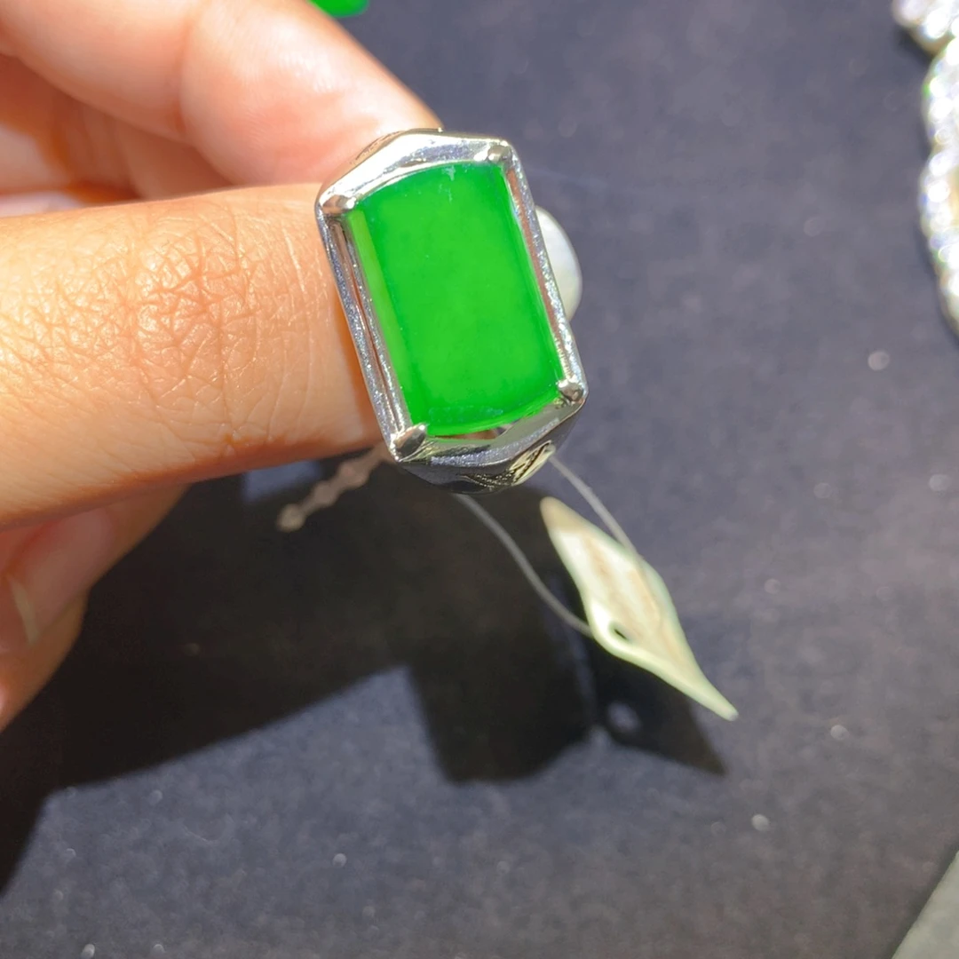 翡翠银S925镶嵌颈饰