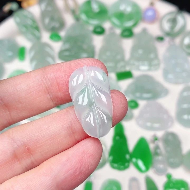 颈饰未镶嵌翡翠缅甸天然A货翡翠